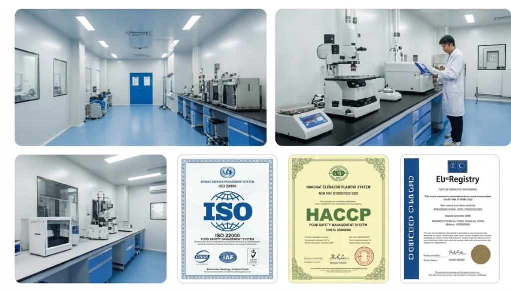 Official Certifications of Henan Xingbo: ISO 22000, HACCP, and EU Registration for Bee Products