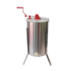 Budget-Friendly 2 Frame Manual Honey Spinner - Portable Stainless Steel Extractor for Hobbyist Beekeepers