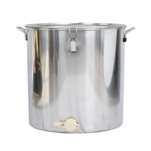 50KG Stainless Steel Honey Storage Tank - Food-Grade Settling Bucket with Honey Gate