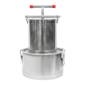 Heavy-Duty Beeswax Press with Stainless Steel Tank - Multi-Function Honey & Wax Extractor