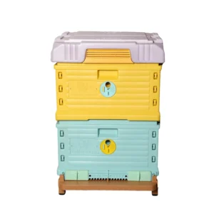 Colorful Plastic Langstroth 1 Deep & 1 Shallow Beehive Set - Modern Insulated Hive System