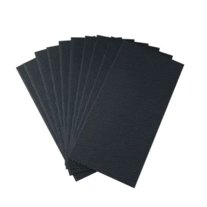 Deep Black Plastic Bee Foundation - High-Contrast Food-Grade Brood Base
