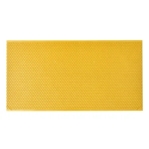 Deep Yellow Plastic Bee Foundation - High-Acceptance Food-Grade Brood & Honey Base