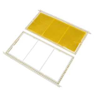 Plastic Comb Honey Sections - Food-Grade Cassette System for Premium Comb Honey