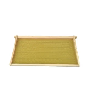 Beeswax Coated Bee Frames - Premium Pine Frames with Pre-Waxed Foundation