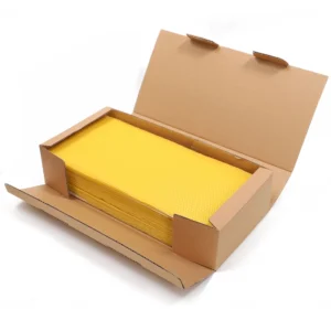 100% Pure Natural Beeswax Foundation Sheets - Premium Deep-Cell Comb Base