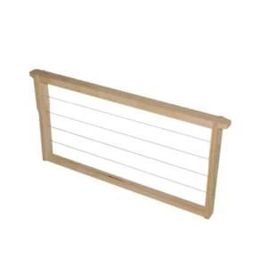 Wired Bee Frames - Premium Solid Wood Frames with Pre-Installed Stainless Steel Wire