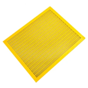 Yellow Plastic Queen Excluder - High-Visibility Food-Grade Beehive Divider