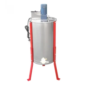 Professional 2 frame electric honey extractor made of food-grade stainless steel, available for factory-direct purchase and customization.