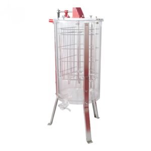 3 Frame Manual Transparent Honey Extractor - Food-Grade BPA-Free Plastic | Clear View Design | Lightweight & Portable | Factory Direct
